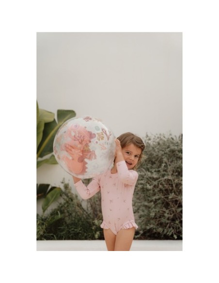 Pelota Playa 3D Oceans Dreams Rosa | LITTLE DUTCH