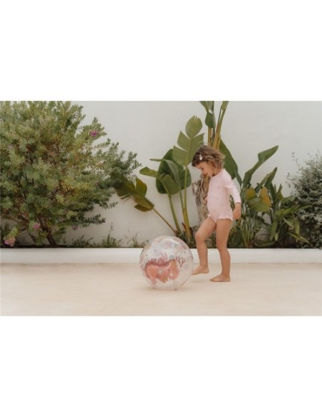 Pelota Playa 3D Oceans Dreams Rosa | LITTLE DUTCH