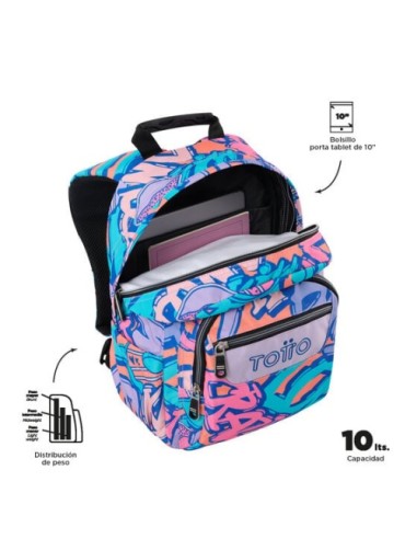 Mochila Escolar Tempera - Broad | TOTTO