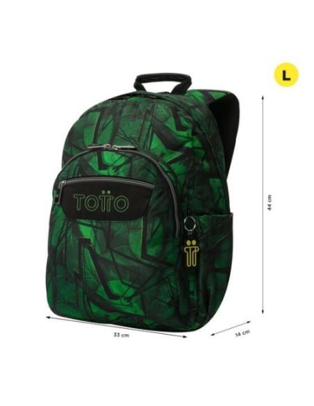 TOTTO | Mochila Escolar Acuarela | 23100-6JO | Asijuego.com