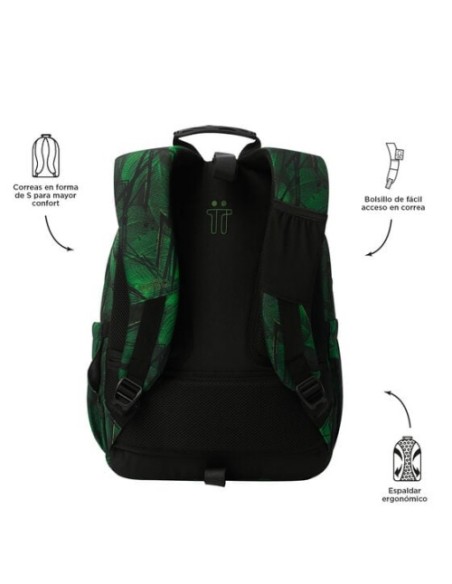 TOTTO | Mochila Escolar Acuarela | 23100-6JO | Asijuego.com