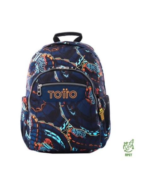 TOTTO | Estoig escolar tres compartiments grafits | Asijuego.com
