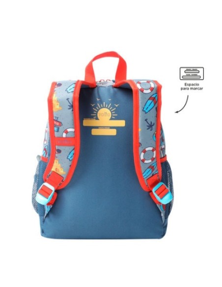 TOTTO | Estuche escolar tres compartimentos fractal | Asijuego.com