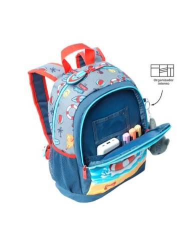 TOTTO | Estuche escolar tres compartimentos fractal | Asijuego.com
