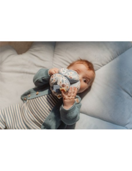 LITTLE DUTCH Pelota Montessori Flores & Mariposas | Desarrollo Agarre