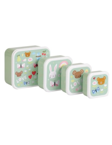 Set 4 Cajas Snack Joy | Little Lovely
