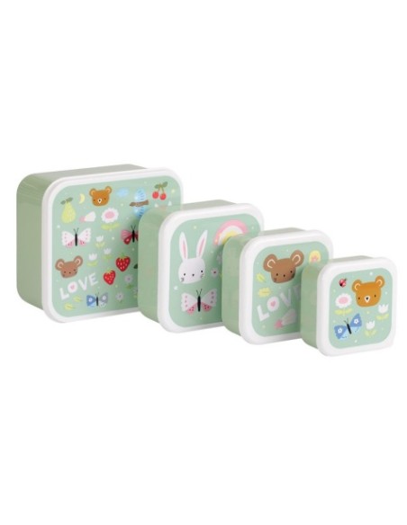 Set 4 Cajas Snack Joy | Little Lovely