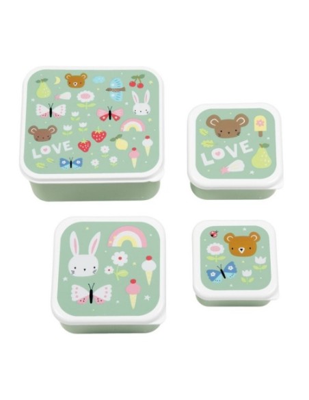 Set 4 Cajas Snack Joy | Little Lovely