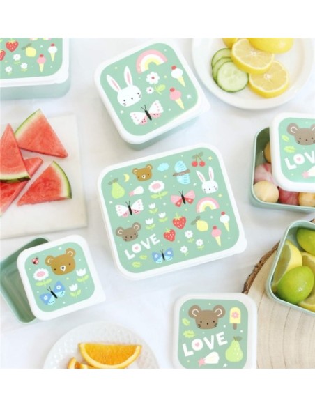 Set 4 Cajas Snack Joy | Little Lovely