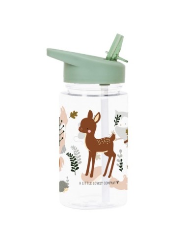 Botella Tritan 450 ml Zorro | LITTLE LOVELY