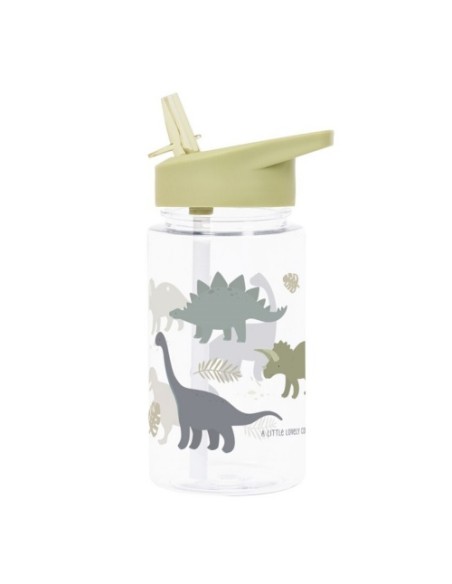 Botella Tritan 450 ml Dinosaurios | LITTLE LOVELY