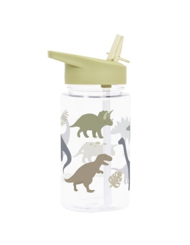 Botella Tritan 450 ml Dinosaurios | LITTLE LOVELY