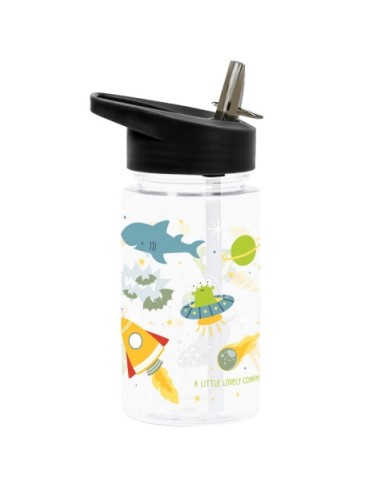 Botella Tritan 450 ml Galaxia | LITTLE LOVELY