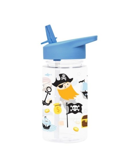 Botella Tritan 450 ml Piratas | LITTLE LOVELY