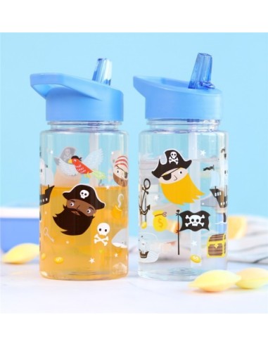 Botella Tritan 450 ml Piratas | LITTLE LOVELY