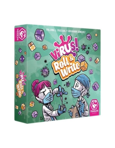 Virus! Roll & Write: juego táctico de dados y gestión de recursos