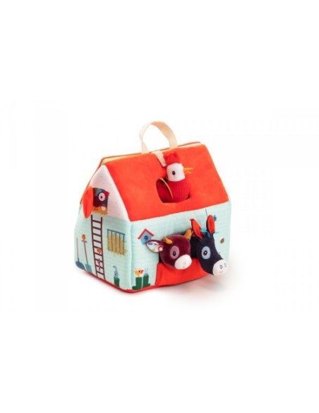 Mi Primera Granja Lilliputiens – Juguete de Tela con Animales