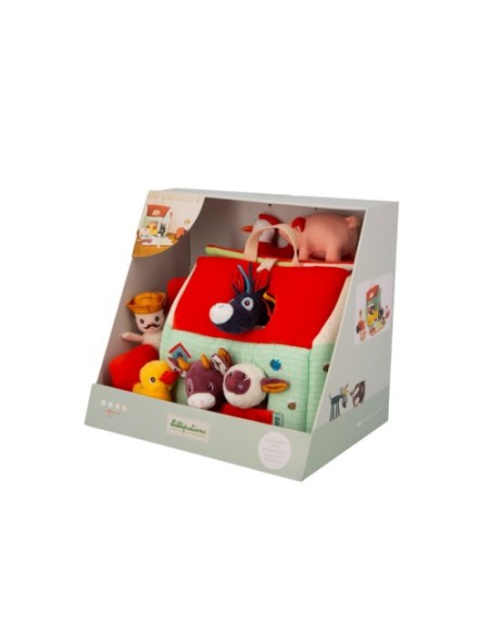 Mi Primera Granja Lilliputiens – Juguete de Tela con Animales
