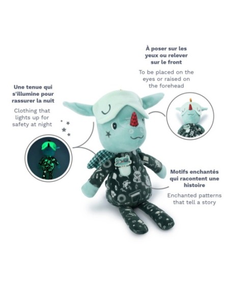 Amigo de Noche Joe Lilliputiens – Peluche Luminoso para Dormir