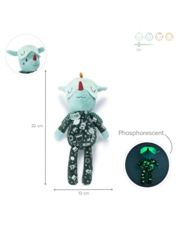 Amigo de Noche Joe Lilliputiens – Peluche Luminoso para Dormir