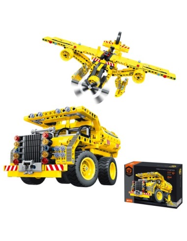 Camió Bolquet i Avió 2 a 1 IM Master – Set de construcció 361 pcs