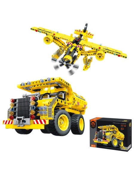 Camión Volquete y Avión 2 en 1 IM Master – Set de construcción 361 pcs
