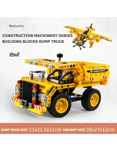 Camión Volquete y Avión 2 en 1 IM Master – Set de construcción 361 pcs