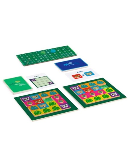 Jungle Taquin Djeco — Juego de destreza y lógica para dos jugadores