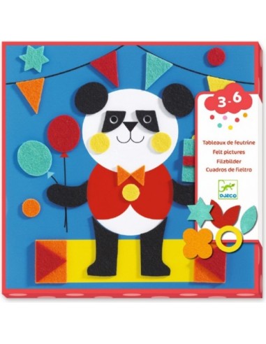 Cuadros de Fieltro Dulces Criaturas Djeco – Manualidades infantiles