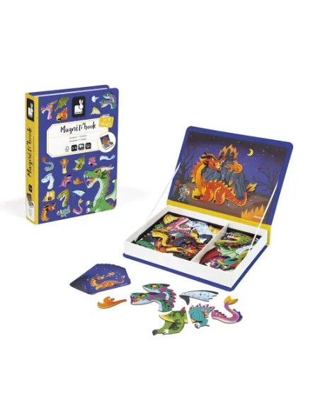 Magneti’book Dragones Janod: juego magnético creativo para niños