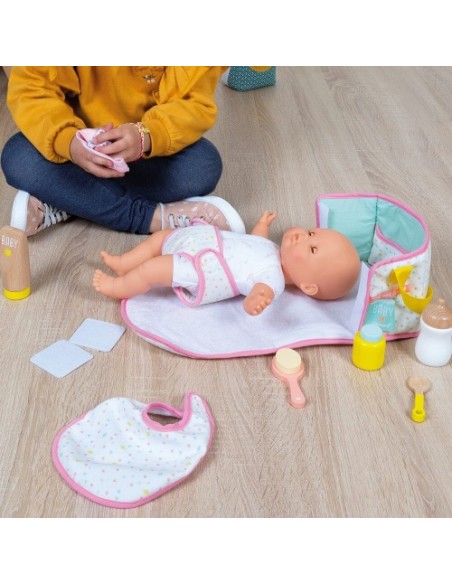 Set Cambiador Bebé Janod con accesorios FSC® para muñecos