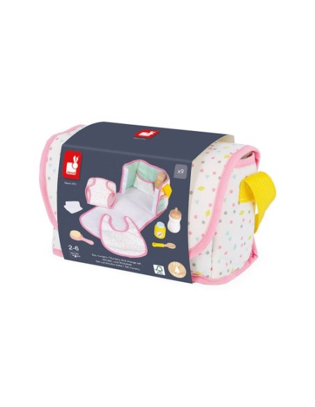 Set Cambiador Bebé Janod con accesorios FSC® para muñecos