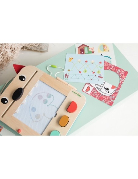 Pizarra Mágica Louis Lilliputiens | Pizarra Infantil de Madera