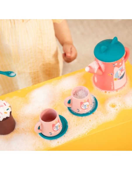 Set de Té de Baño Jeanne Lilliputiens | Juguete Agua Bebés