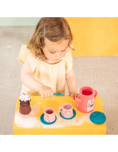 Set de Té de Baño Jeanne Lilliputiens | Juguete Agua Bebés