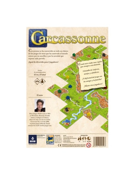 Carcassonne – Juego de Estrategia y Colocación de Losetas | Devir