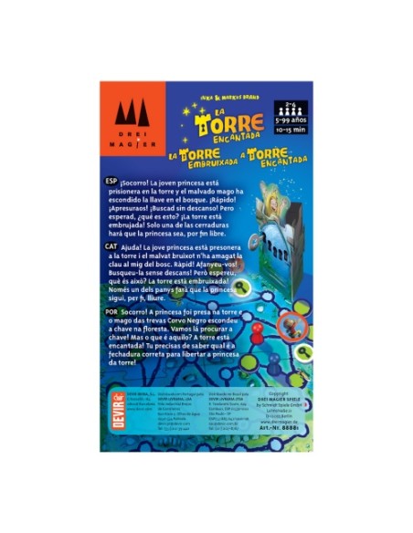 La Torre Encantada Devir | Juego Infantil Cooperativo de Magia