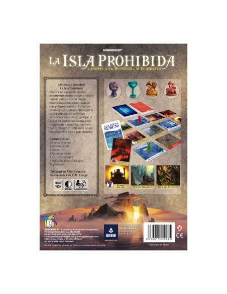 La Isla Prohibida Devir | Juego Cooperativo Familiar de Aventuras