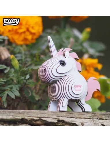 Puzzle 3D Eugy Unicornio - DODOLAND - asijuego.com
