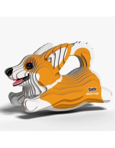 Kit Eugy Corgi Galés | Modelismo 3D en Cartón Reciclado