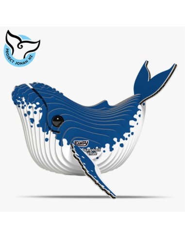 Puzzle 3D Eugy Ballena Jorobada - DODOLAND - asijuego.com