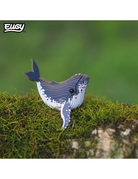 Puzzle 3D Eugy Ballena Jorobada - DODOLAND - asijuego.com