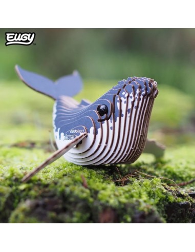 Puzzle 3D Eugy Ballena Jorobada - DODOLAND - asijuego.com