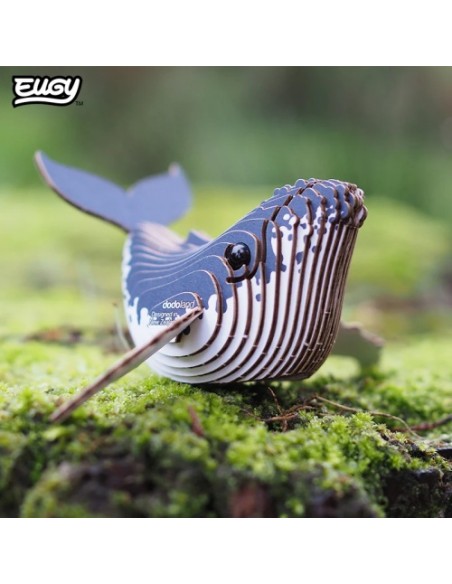Puzzle 3D Eugy Ballena Jorobada - DODOLAND - asijuego.com
