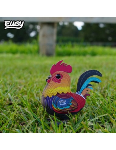 Kit Eugy Gallo | Modelismo 3D en Cartón Reciclado