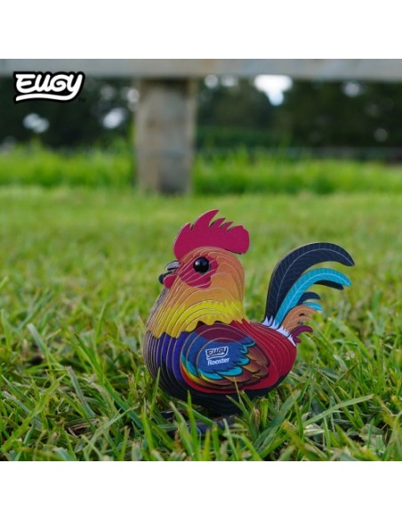 Kit Eugy Gallo | Modelismo 3D en Cartón Reciclado
