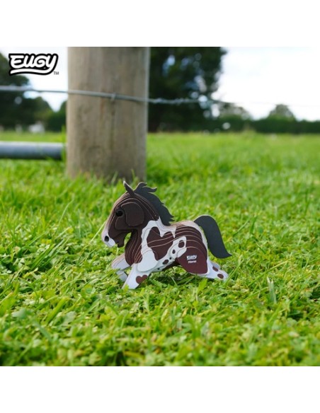 Kit Eugy Caballo | Modelismo 3D en Cartón Reciclado