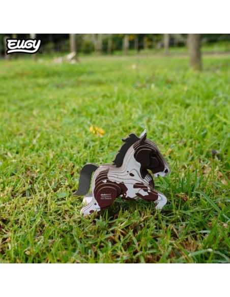 Kit Eugy Caballo | Modelismo 3D en Cartón Reciclado