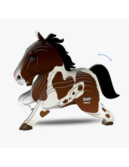 Kit Eugy Caballo | Modelismo 3D en Cartón Reciclado