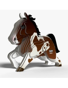 Kit Eugy Cavall | Modelisme 3D en Cartró Reciclat